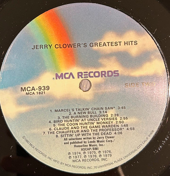 Jerry Clower : Jerry Clower's Greatest Hits (LP, Comp, Glo)