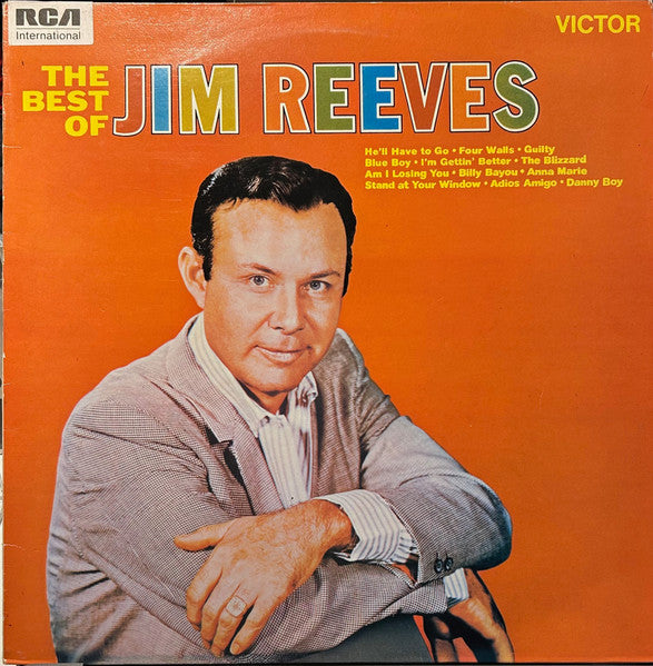 Jim Reeves : The Best Of Jim Reeves (LP, Comp)