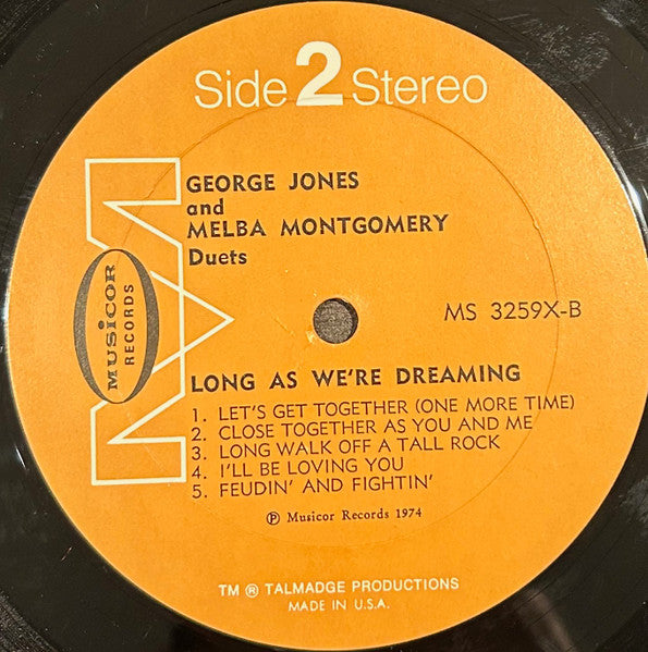 George Jones & Melba Montgomery : George Jones Melba Montgomery (LP, Album)