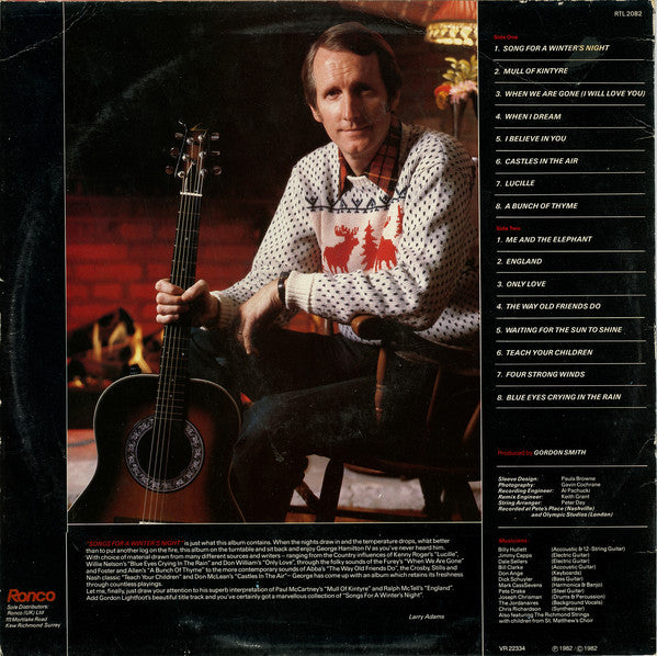 George Hamilton IV : Songs For A Winter's Night (LP, Album)
