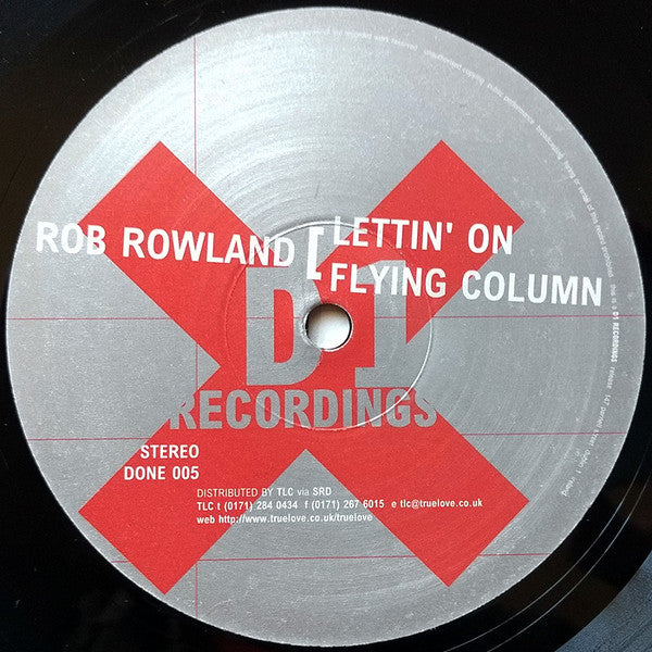 Rob Rowland : Lettin' On (12")
