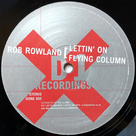 Rob Rowland : Lettin' On (12")