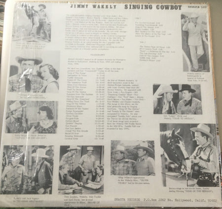 Jimmy Wakely : Singing Cowboy (LP, Comp)