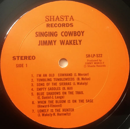 Jimmy Wakely : Singing Cowboy (LP, Comp)