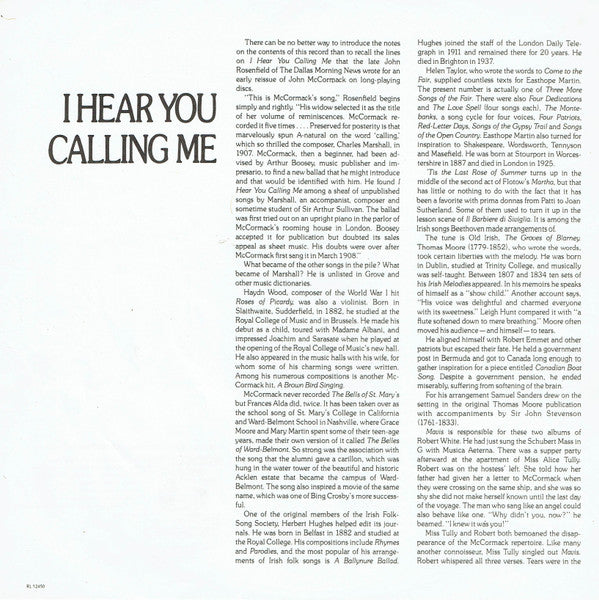 Robert White (3), Samuel Sanders (2) : I Hear You Calling Me (LP, Album, RM)
