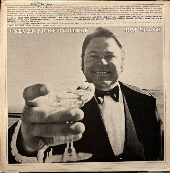 Roy Clark : I Never Picked Cotton (LP, Album, Mon)
