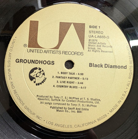 Groundhogs* : Black Diamond (LP, Album)