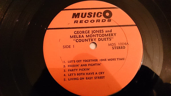 George Jones & Melba Montgomery : Sings The Great Country Duets Of All Time (LP, Comp)