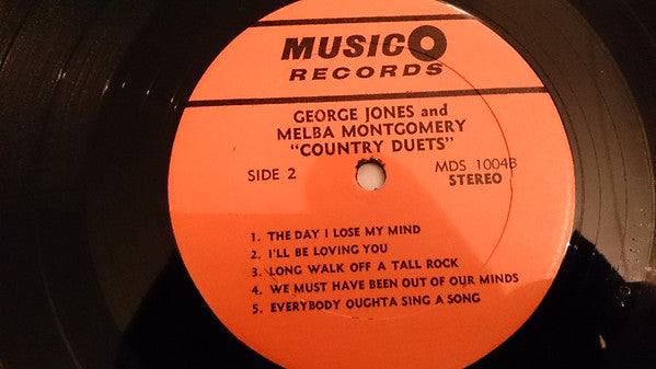 George Jones & Melba Montgomery : Sings The Great Country Duets Of All Time (LP, Comp)