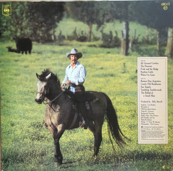 Marty Robbins : All Around Cowboy (LP, Album)