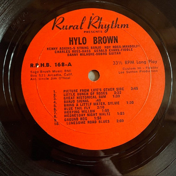 Hylo Brown & The Timberliners : Hylo Brown  (LP, Red)