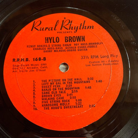 Hylo Brown & The Timberliners : Hylo Brown  (LP, Red)