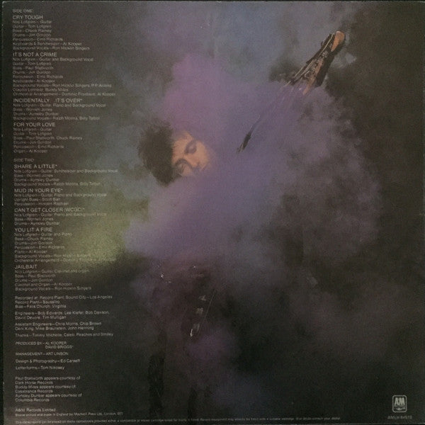 Nils Lofgren : Cry Tough (LP, Album)