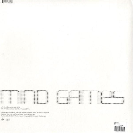 Sven Väth : Mind Games (12", Maxi)