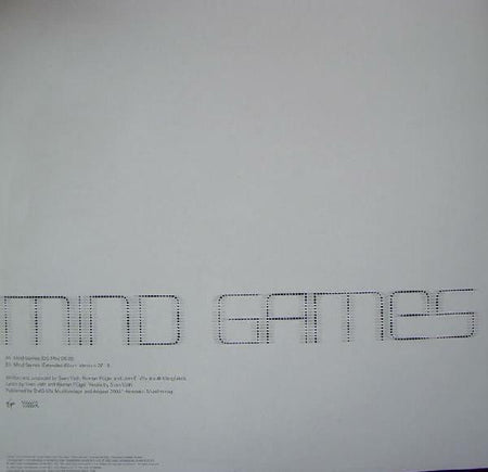 Sven Väth : Mind Games (12", Maxi)