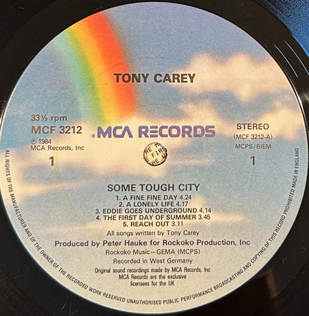 Tony Carey : Some Tough City (LP, Album)