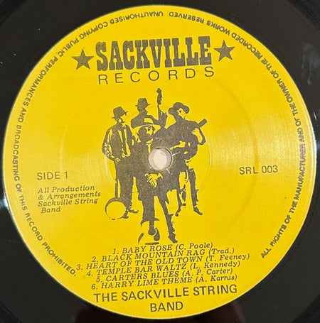 The Sackville String Band : Sackville String Band (LP, Album)