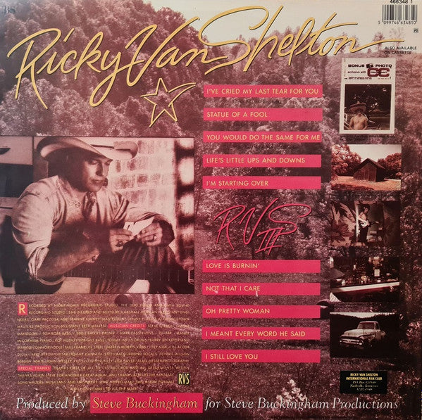 Ricky Van Shelton : Ricky Van Shelton III (LP, Album)