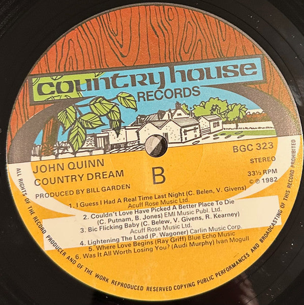John Quinn : Country Dream (LP, Album)