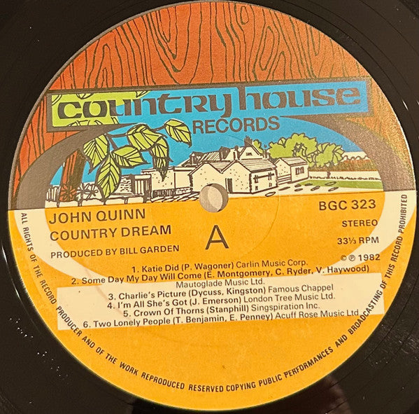 John Quinn : Country Dream (LP, Album)