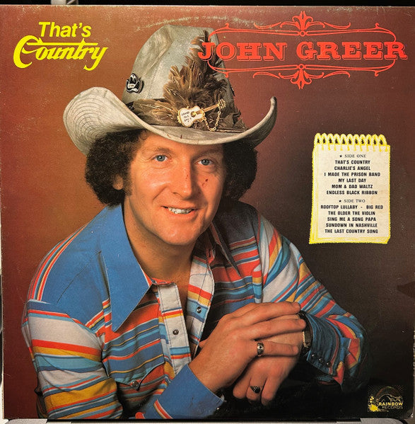 John Greer : That's Country (LP, Album)
