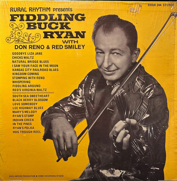 Buck Ryan With Don Reno & Red Smiley : Fiddling Buck Ryan With Don Reno & Red Smiley (LP, Album, Pin)