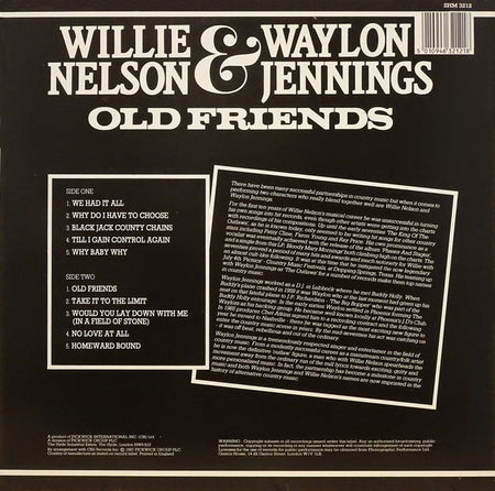 Waylon Jennings & Willie Nelson : Old Friends (LP, Album)