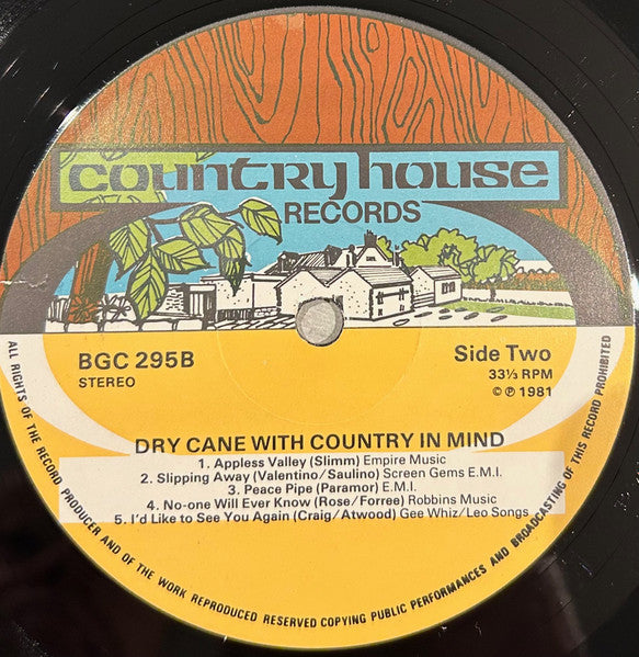 Dry Cane (2) : With Country In Mind (LP, Album)