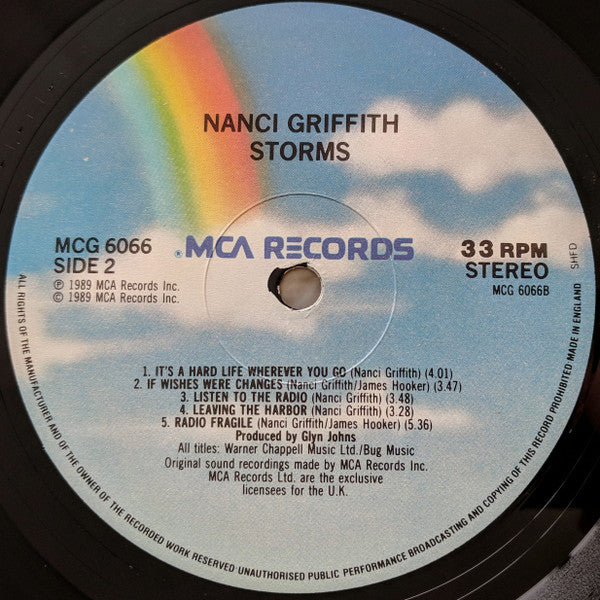 Nanci Griffith : Storms (LP, Album)