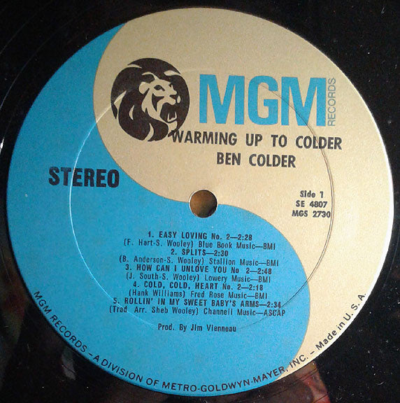 Ben Colder : Warming Up To Colder (LP, Album)