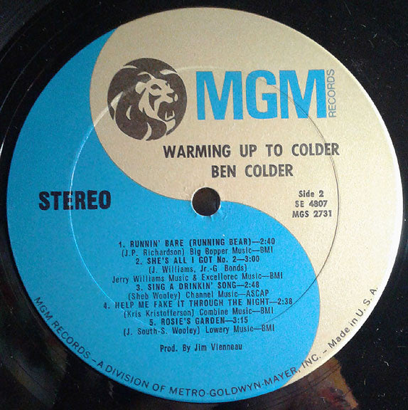 Ben Colder : Warming Up To Colder (LP, Album)