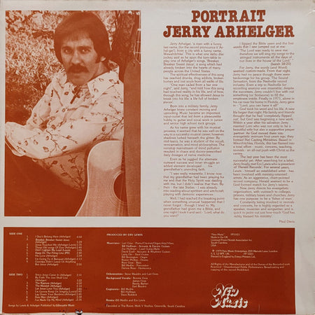 Jerry Arhelger : Portrait (LP, Album)