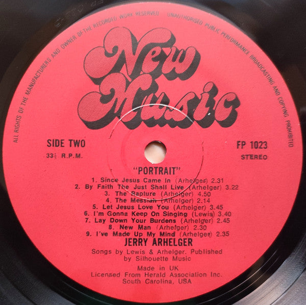 Jerry Arhelger : Portrait (LP, Album)