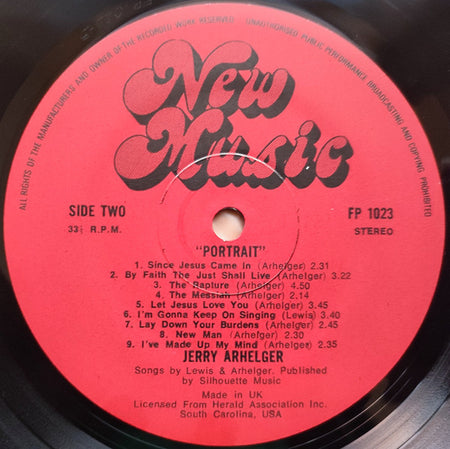 Jerry Arhelger : Portrait (LP, Album)