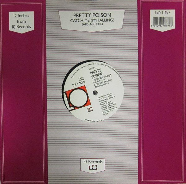 Pretty Poison : Catch Me (I'm Falling) (Arsenic Mix) (12")