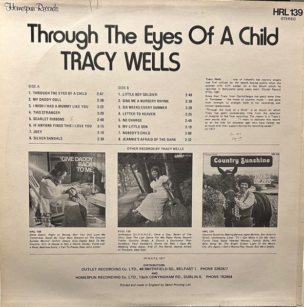 Tracy Wells : Through The Eyes Of A Child (LP, Album)