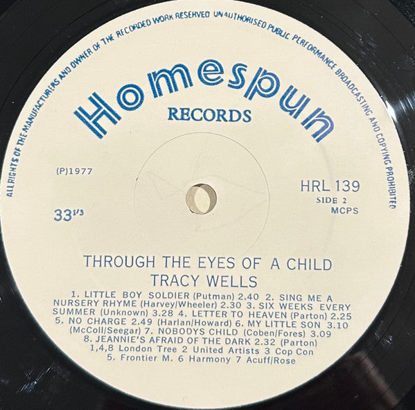 Tracy Wells : Through The Eyes Of A Child (LP, Album)