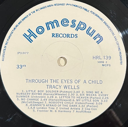 Tracy Wells : Through The Eyes Of A Child (LP, Album)