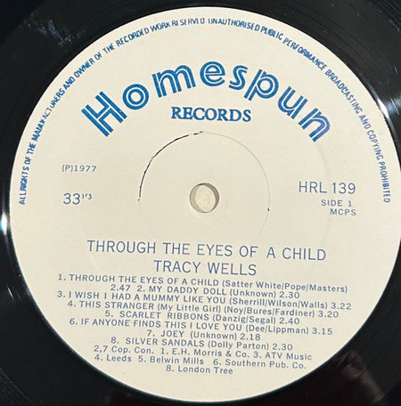 Tracy Wells : Through The Eyes Of A Child (LP, Album)