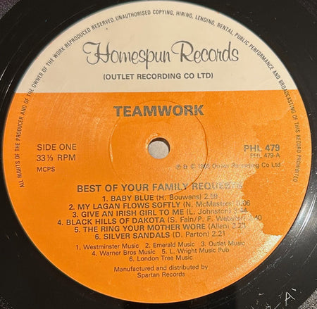 Teamwork : Best Of Your Family Requests (LP, Comp)