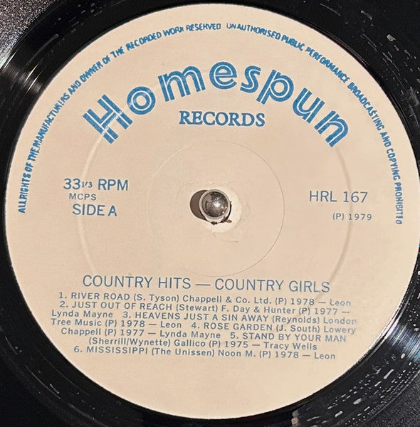 Various : Country Girls Country Hits (LP, Comp)