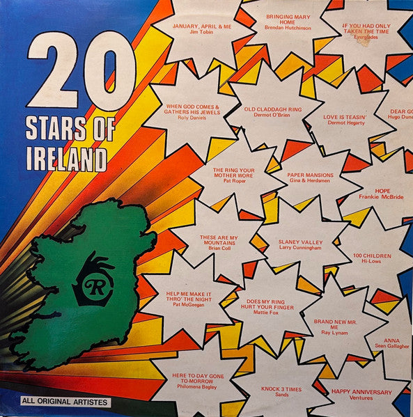 Various : 20 Stars Of Ireland (LP, Comp)