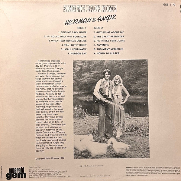 Herman & Angie : Sing Me Back Home (LP, Album)