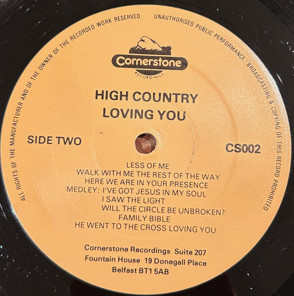 High Country (3) : Loving You (LP, Album)
