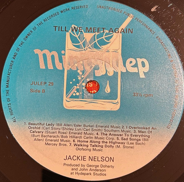 Jackie Nelson : Till We Meet Again (LP, Album)