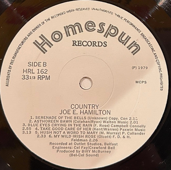 Joe E. Hamilton : Country (LP, Album)