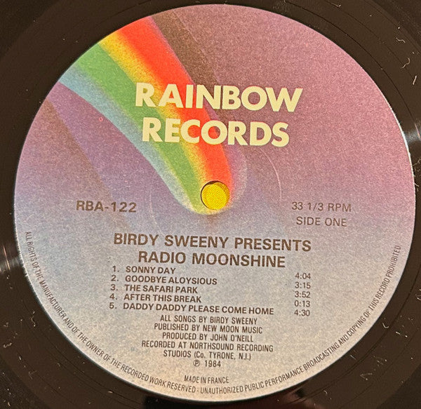 Birdy Sweeney : Presents Radio Moonshine (LP)