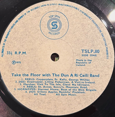 Dun A Ri Ceili Band : Take The Floor With (LP, Album)