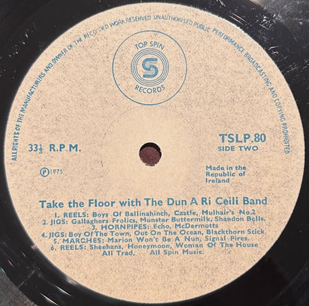 Dun A Ri Ceili Band : Take The Floor With (LP, Album)