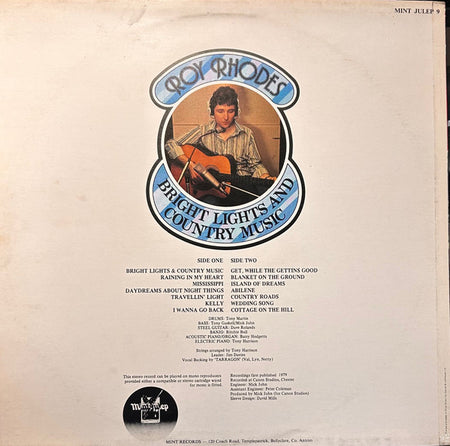 Roy Rhodes (2) : Bright Lights And Country Music (LP, Album)